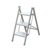 Household Folding Steel Ladder (3-Step, No Handrail)