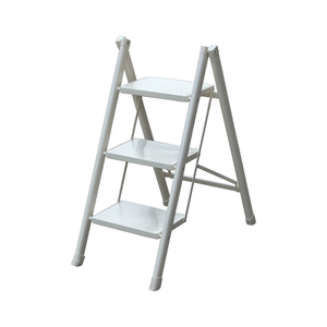 Household Folding Steel Ladder (3-Step, No Handrail)