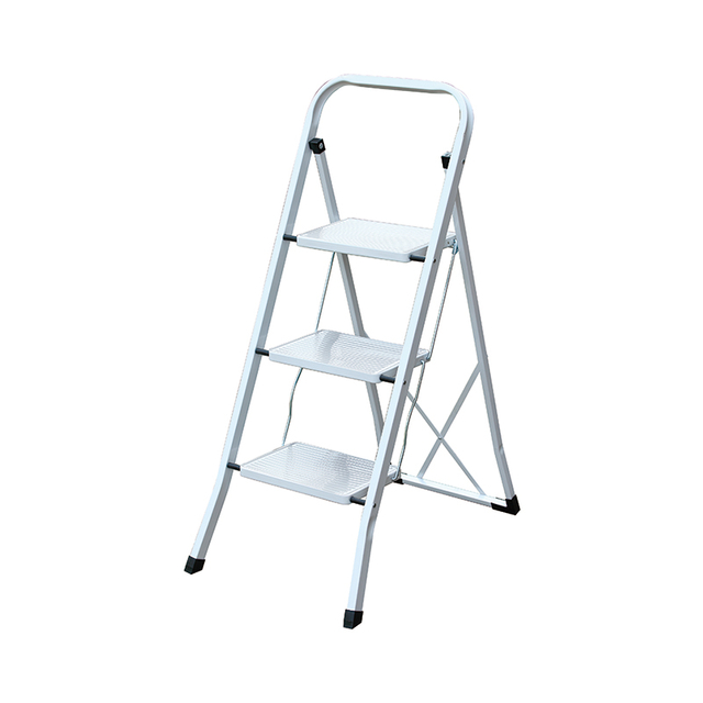 Household Folding Steel Ladder (3-Step)