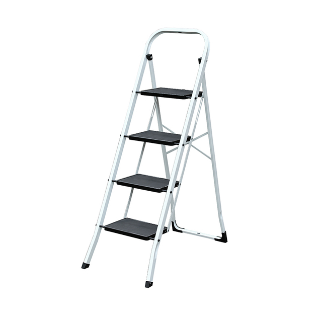 （FG-1001D-4-B）Household Folding Steel Ladder (4-Step)
