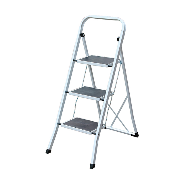 Household Folding Steel Ladder (3-Step)