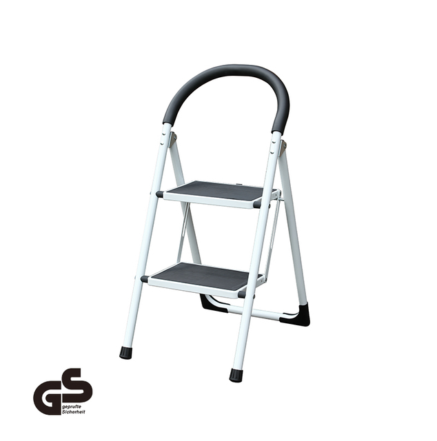 （YG-1002D）Household Folding Steel Ladder (2-Step)