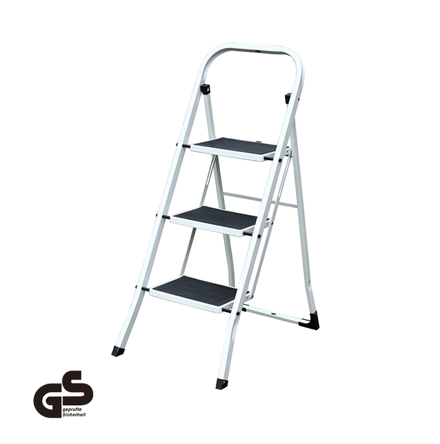 （FG-2001D-3）Household Folding Steel Ladder (3-Step)